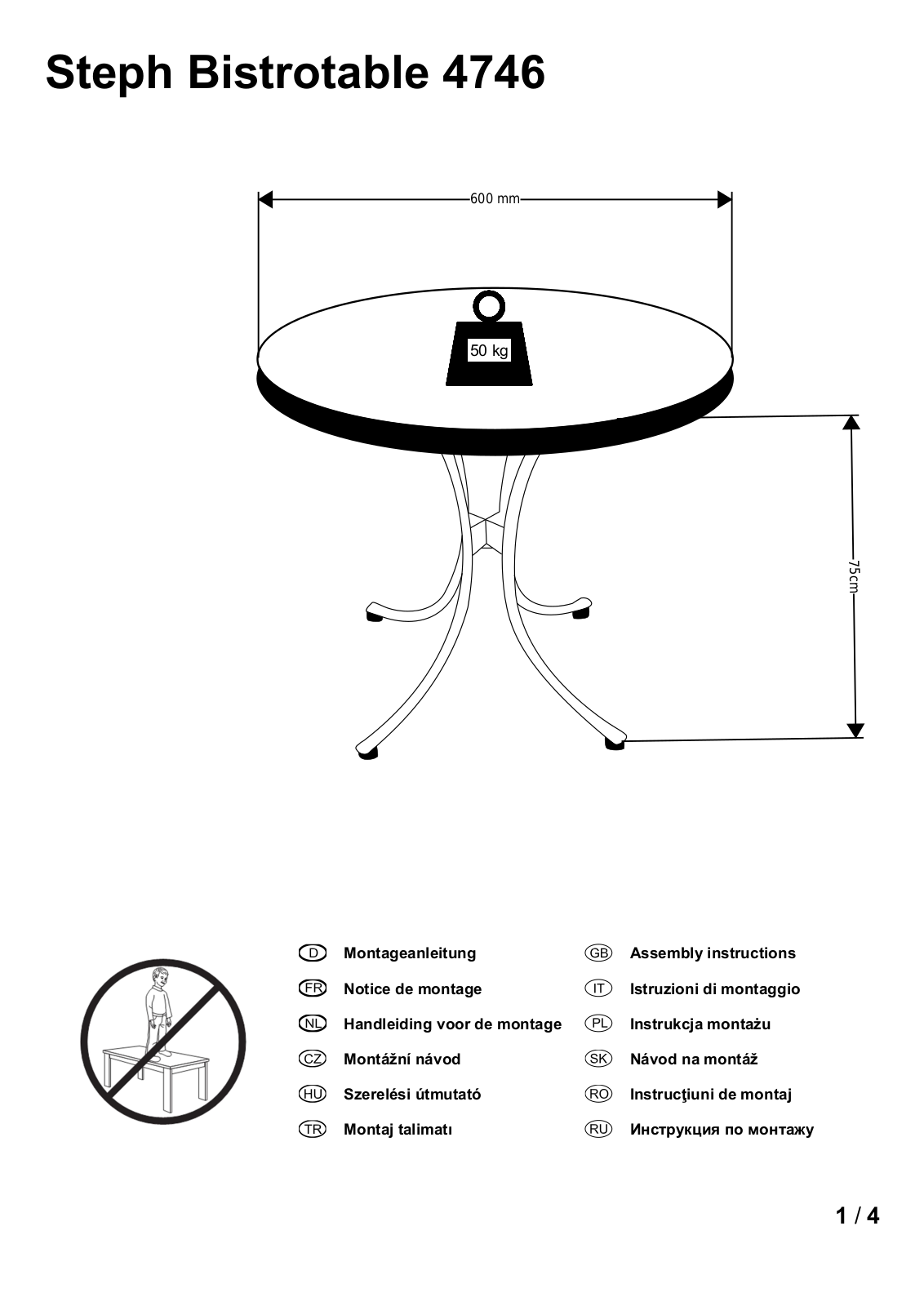 INOSIGN Steph 4746 Assembly instructions - ManualMachine.com