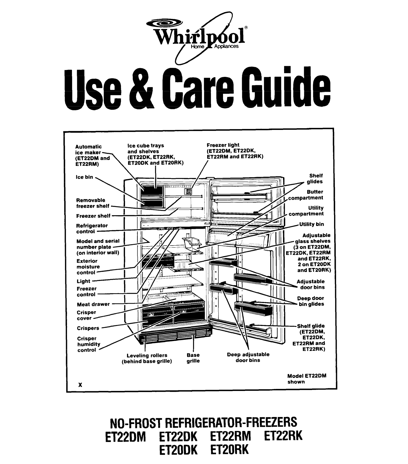 Whirlpool ET22DK, ET22RK, ET20RK, ET20DK, ET22DM User Manual - ManualMachine.com