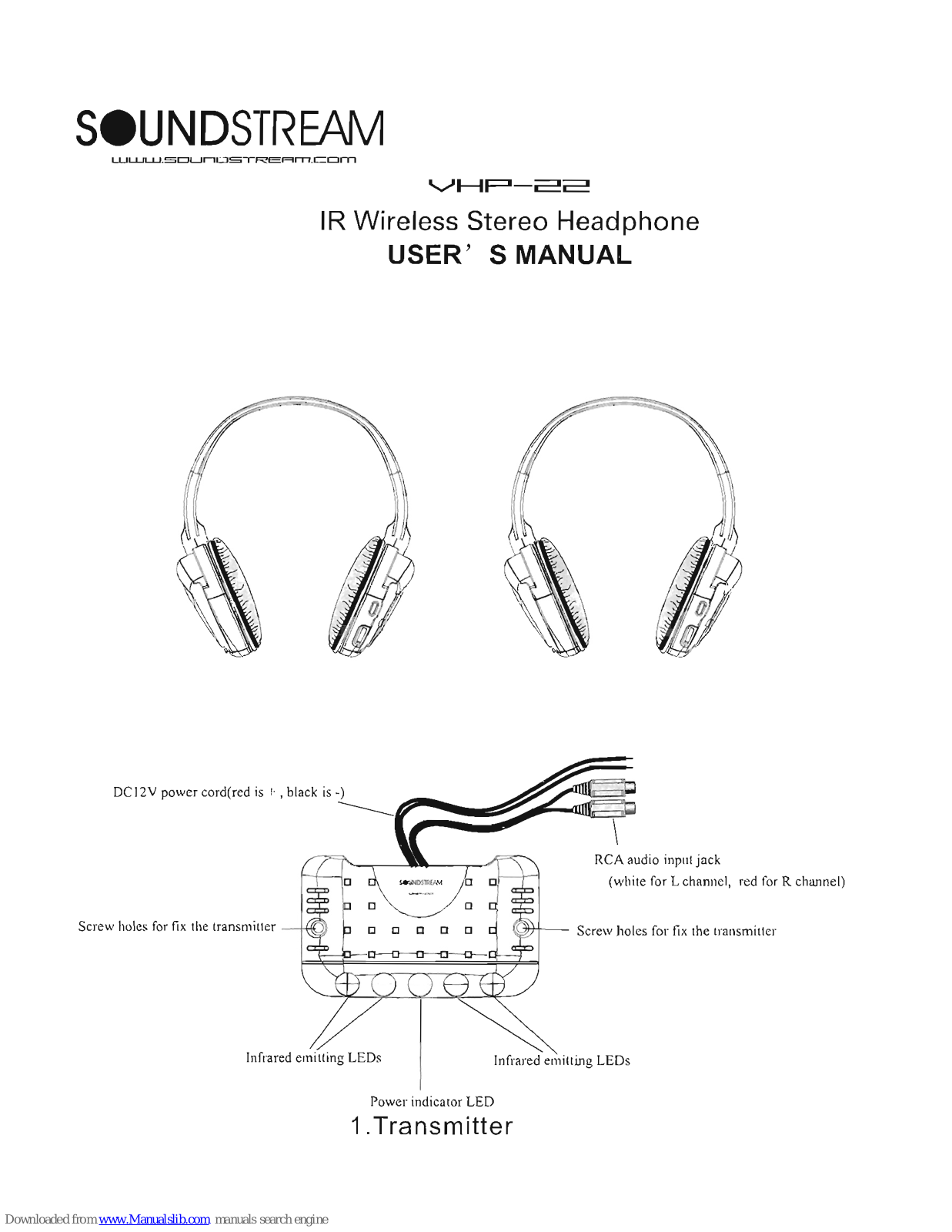 Soundstream VHP-22 User Manual