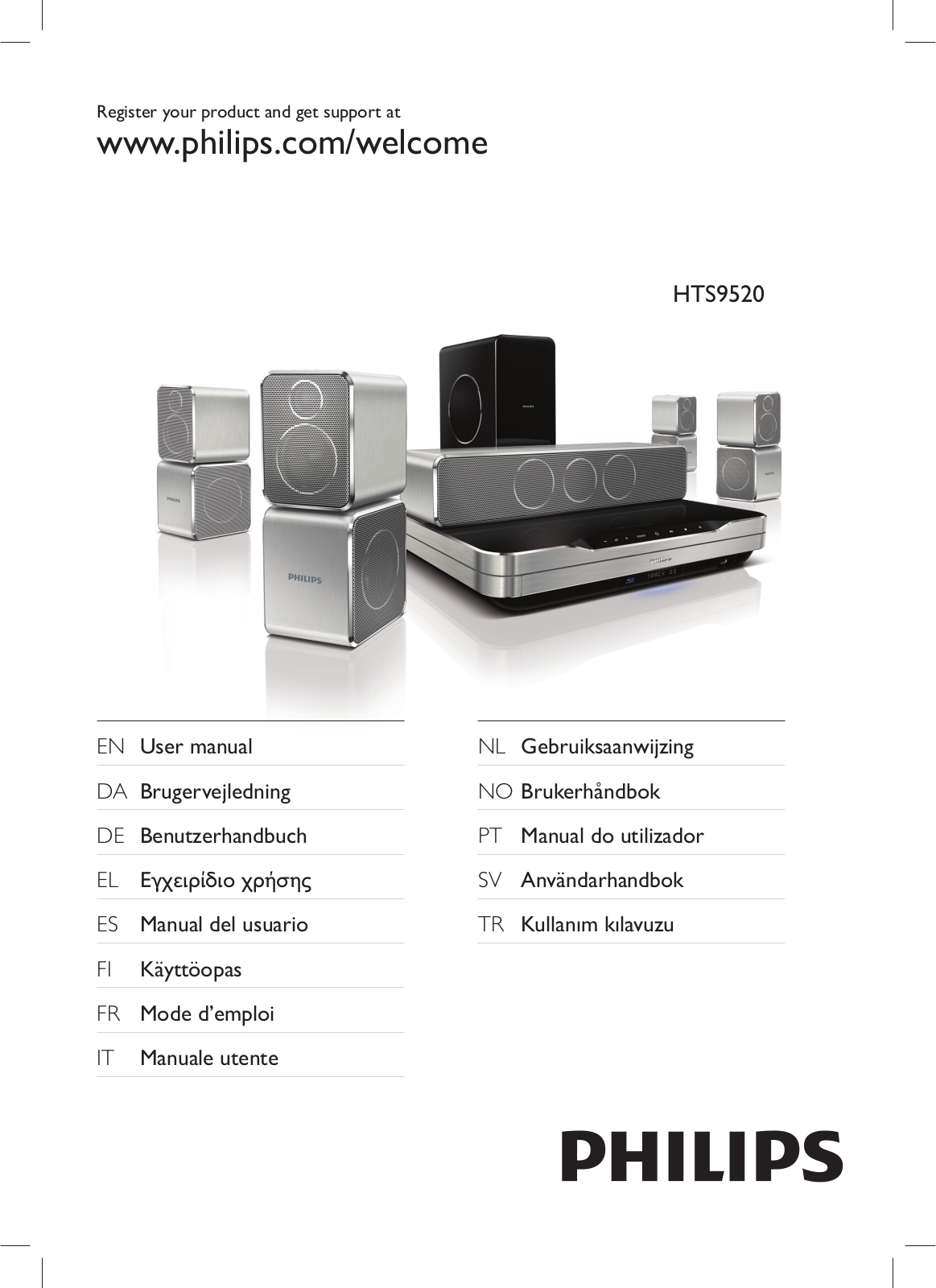 PHILIPS HTS952012 User Manual