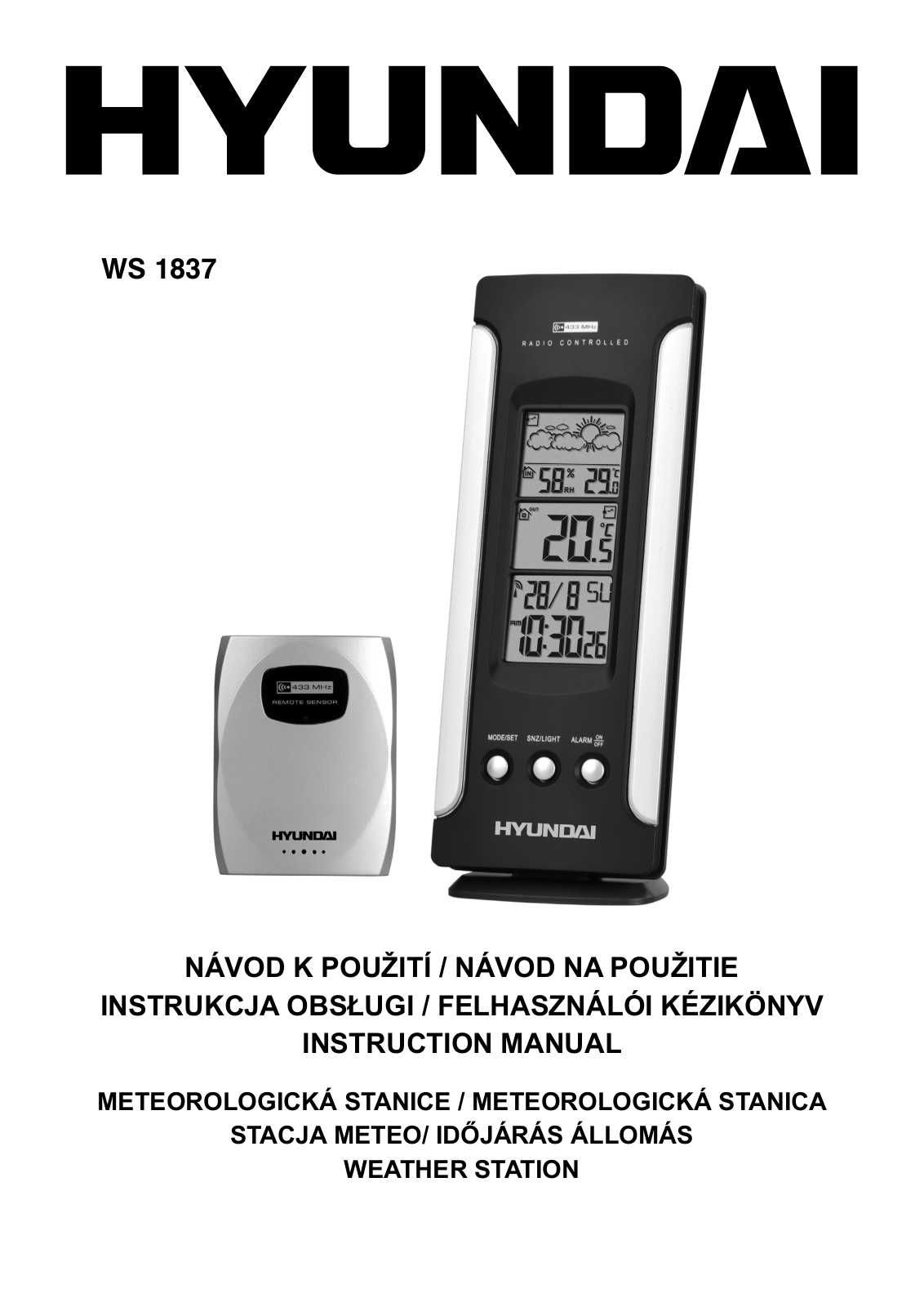 Hyundai WS 1837 User Manual