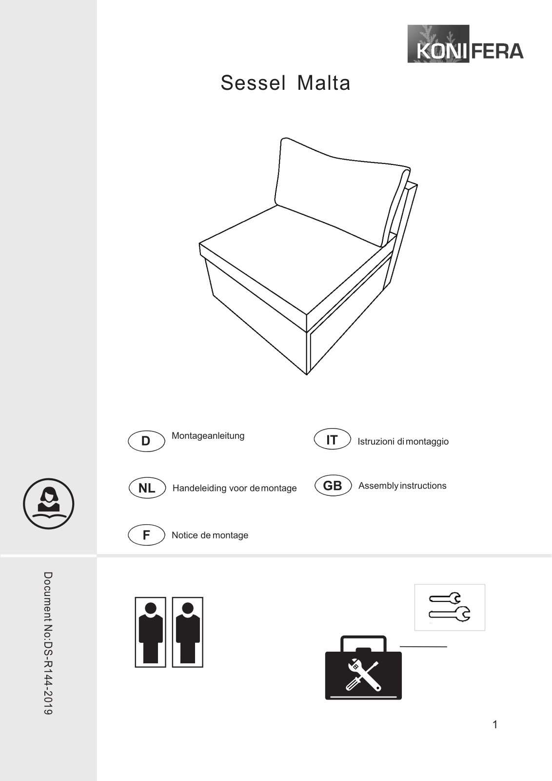 KONIFERA Malta Assembly instructions