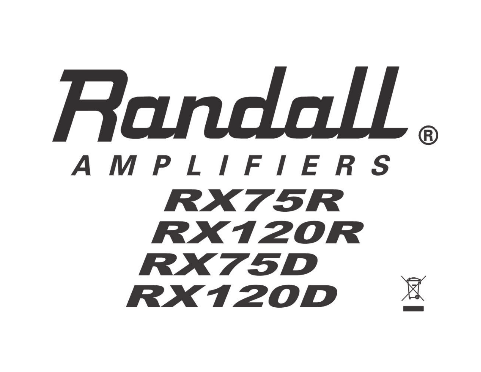 Randall RX75R, RX120R, RX120D, RX75D User Manual