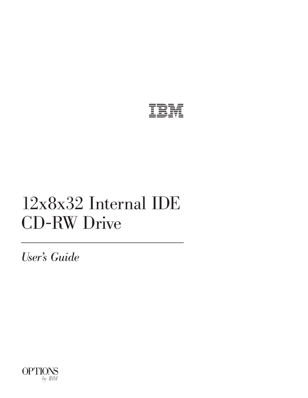 IBM OBI34MST User Manual