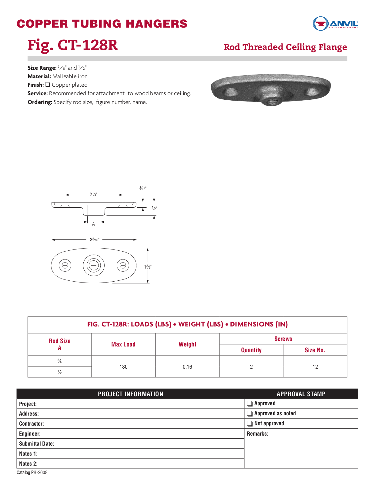 Anvil CT-128R User Manual