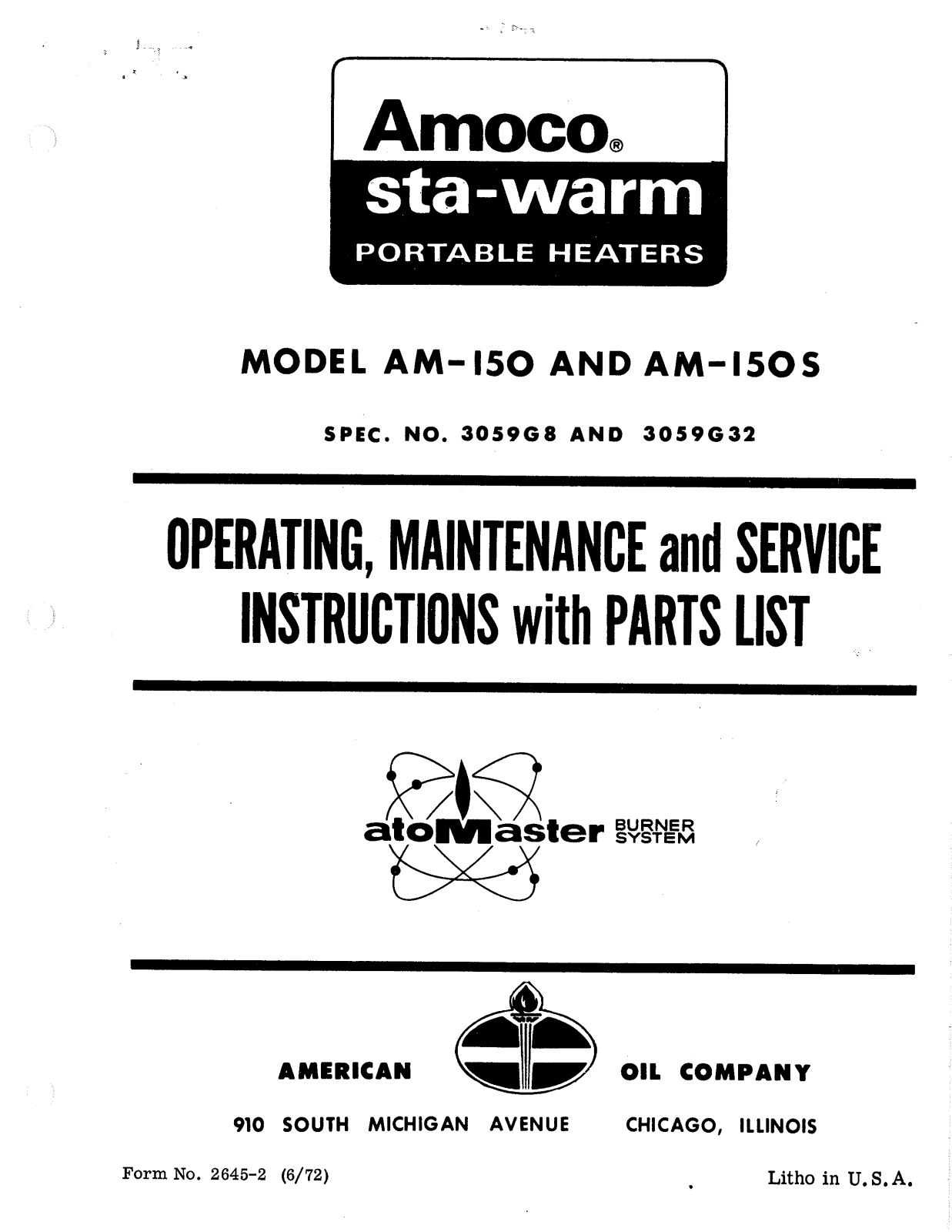 Desa Tech AM150S, AM150 Owner's Manual