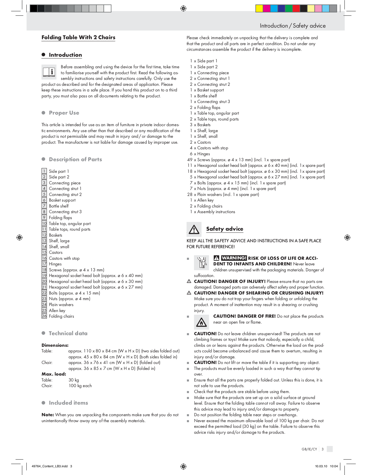 Livarno Z17520 User Manual