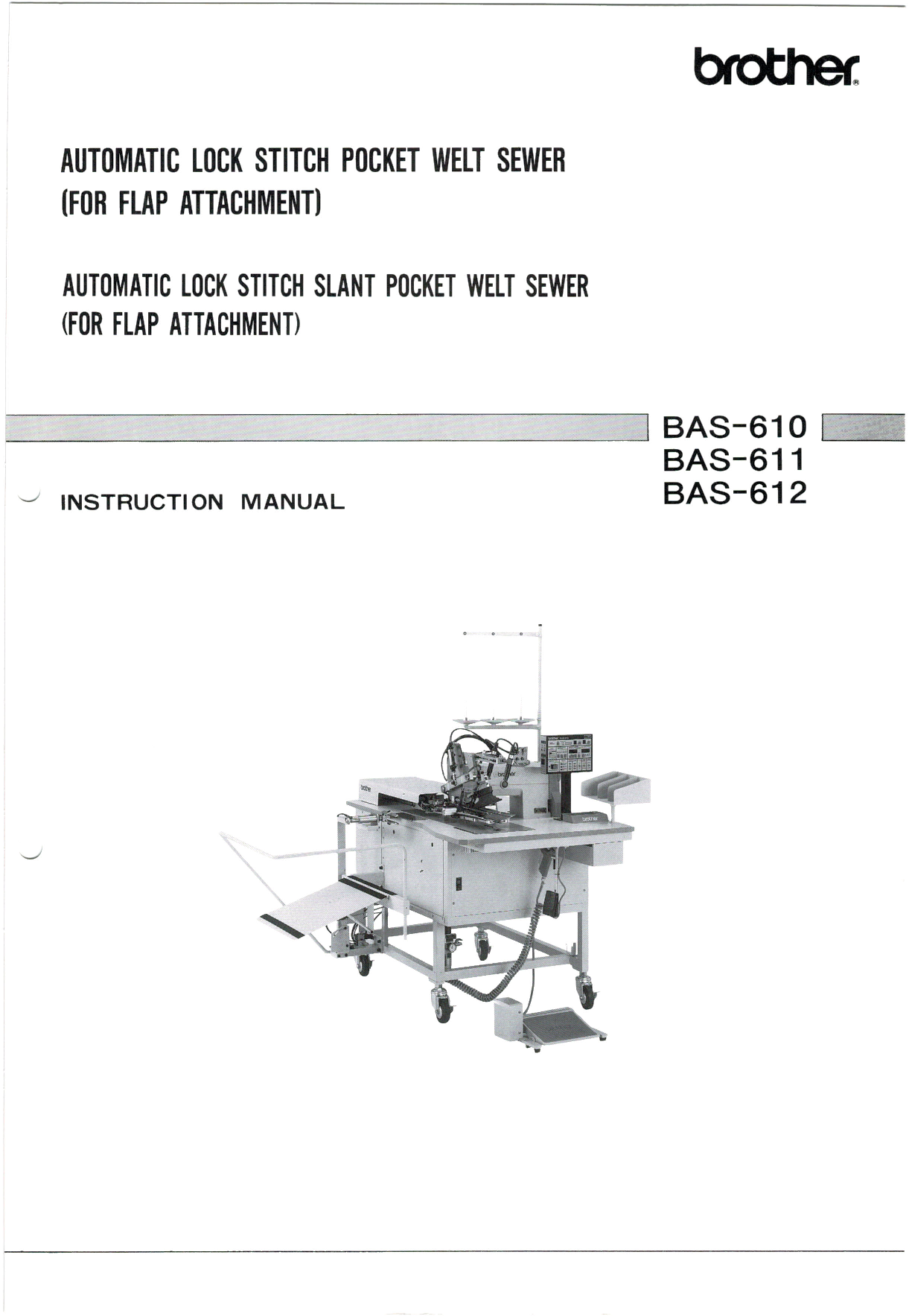 Brother BAS-610 User Manual