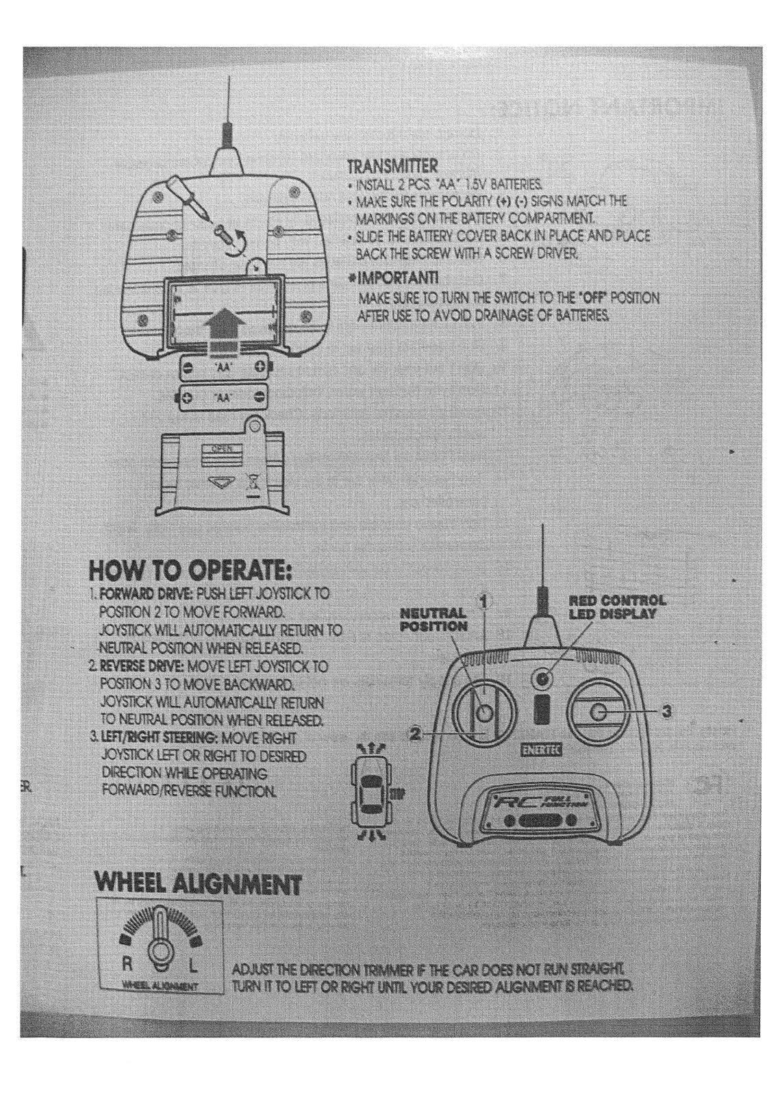 Enertec 12401TX 49 Users manual