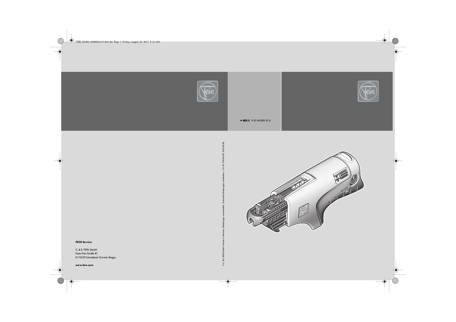 Fein ASCT18M User Manual