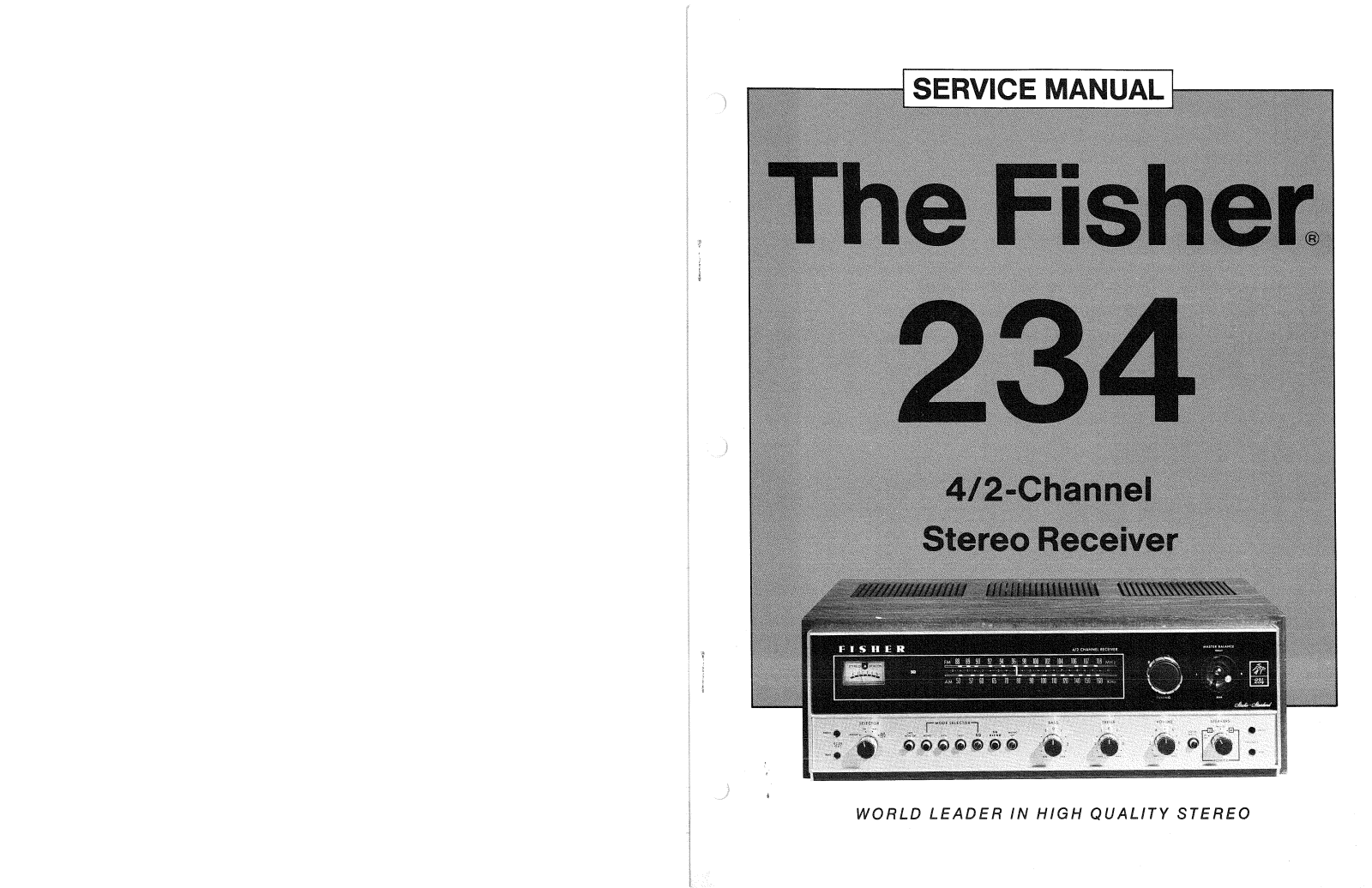 Fisher 234 Service manual