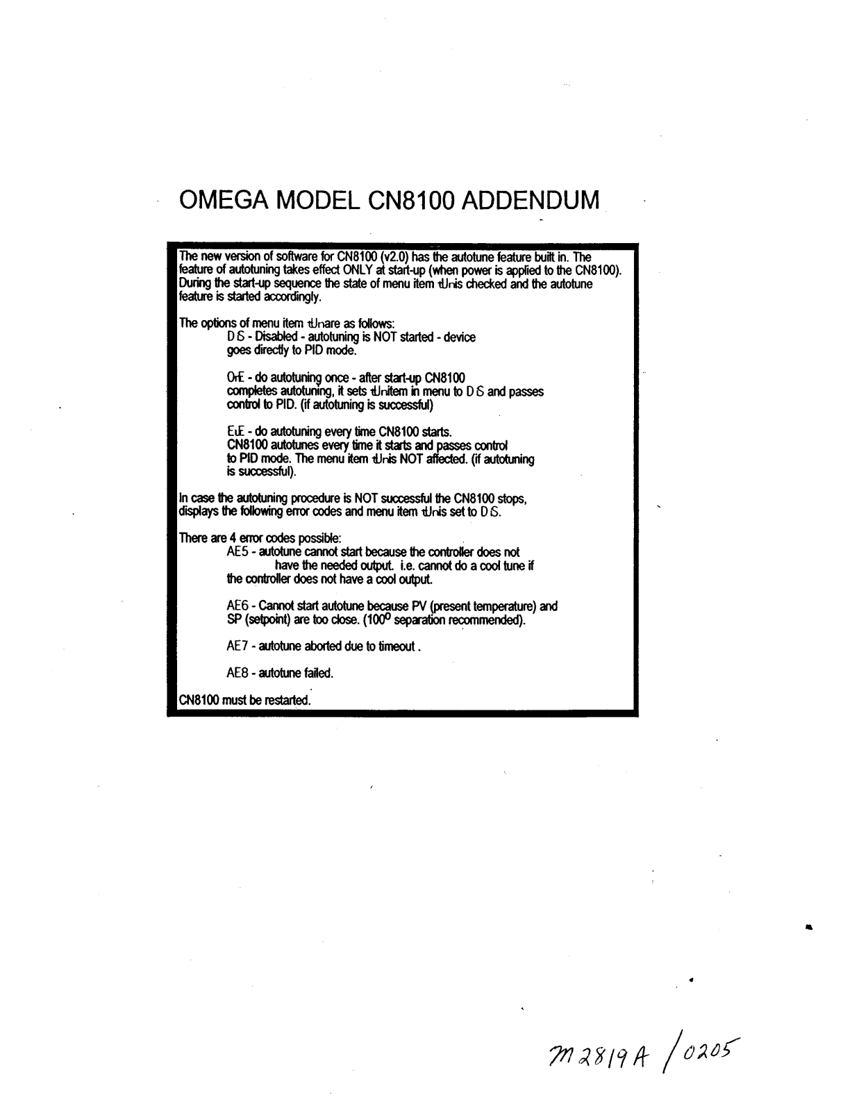 Omega CN8100 User guide - ManualMachine.com