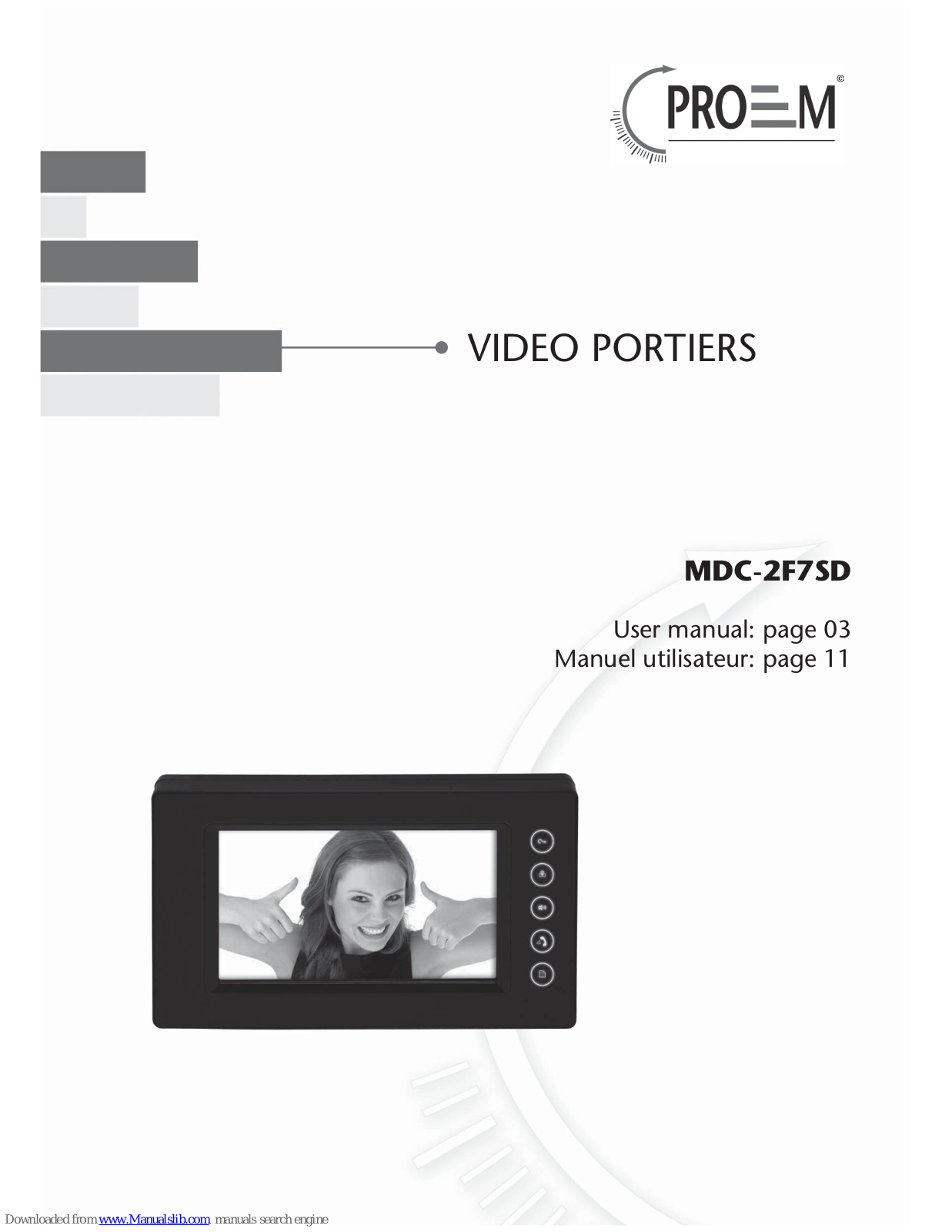 PROEM MDC-2F7SD User Manual