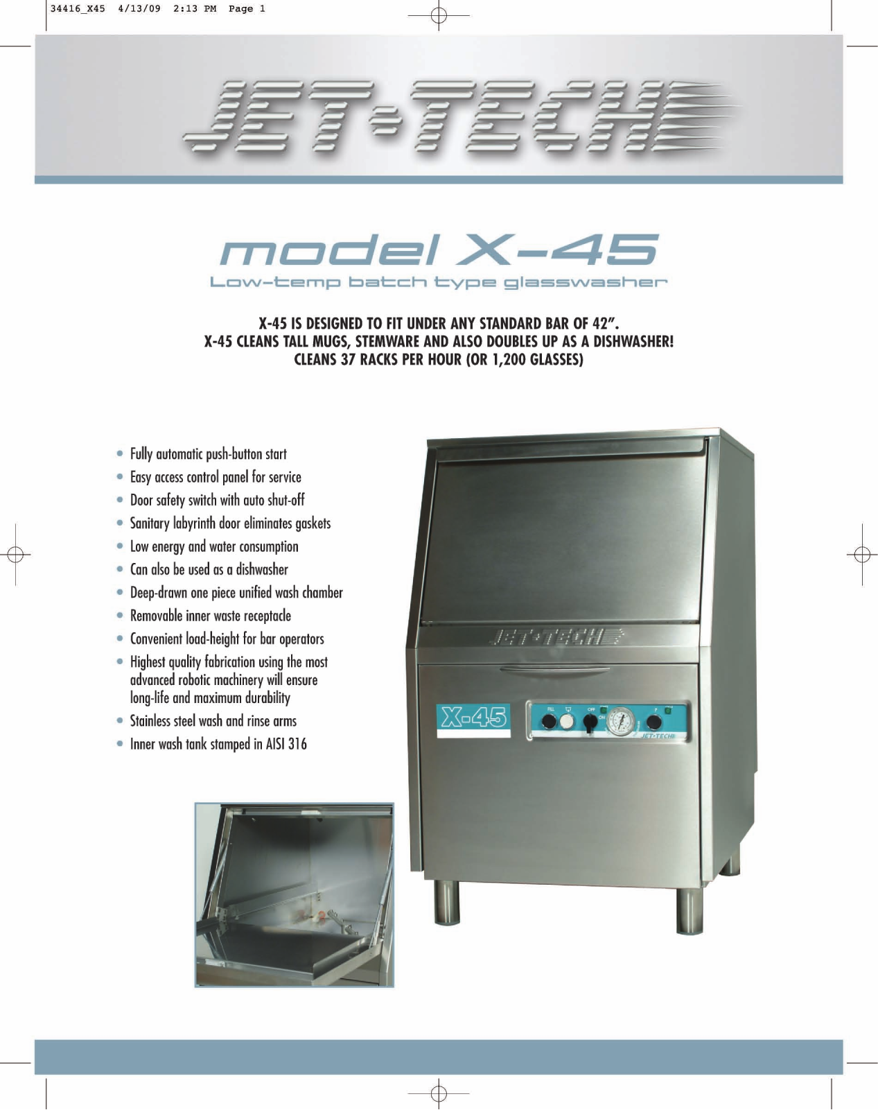 Jet Tech X-45 User Manual