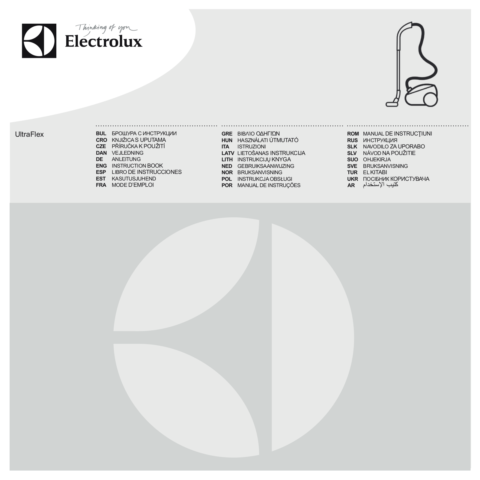 Electrolux ZUFCLASSIC User Manual