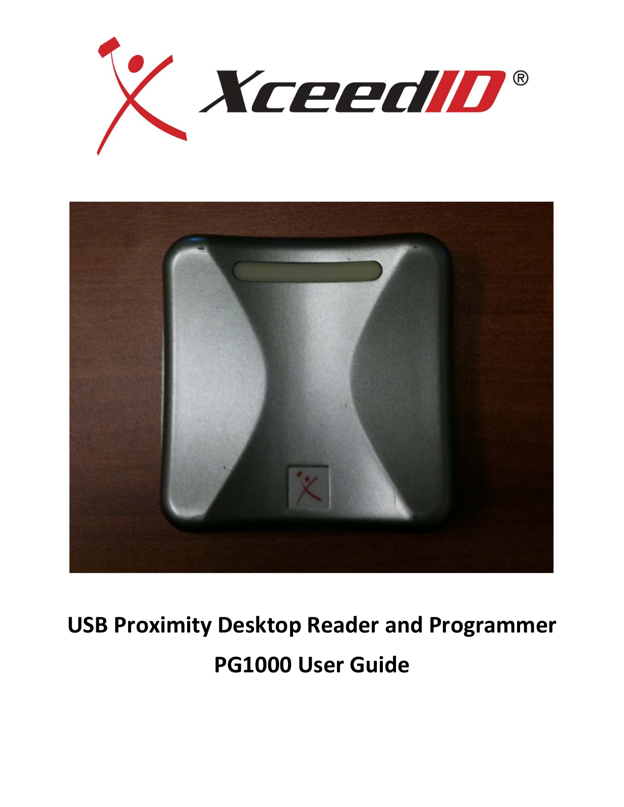 XceedID PG1000USB Users Manual