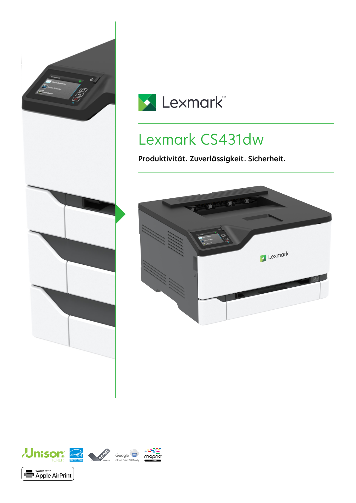 Lexmark CS431dw User Manual