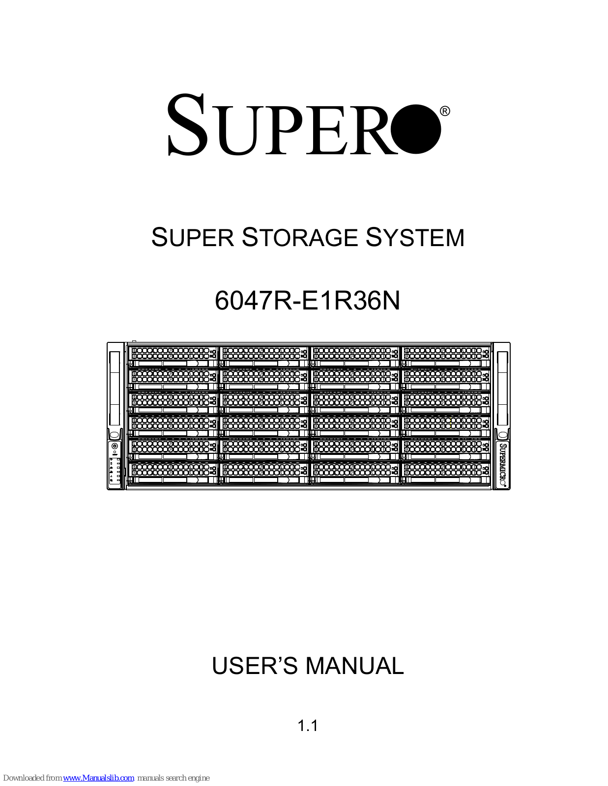 Supermicro 6047R-E1R36N User Manual