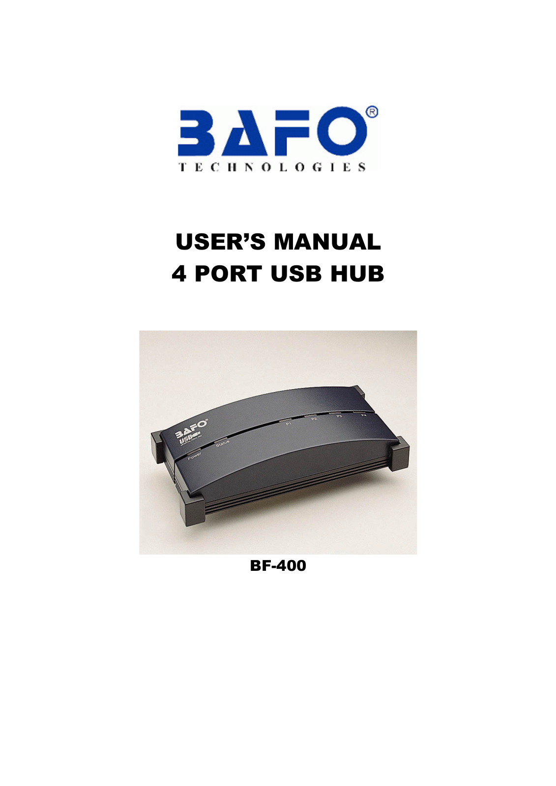 BAFO BF-400 User Manual