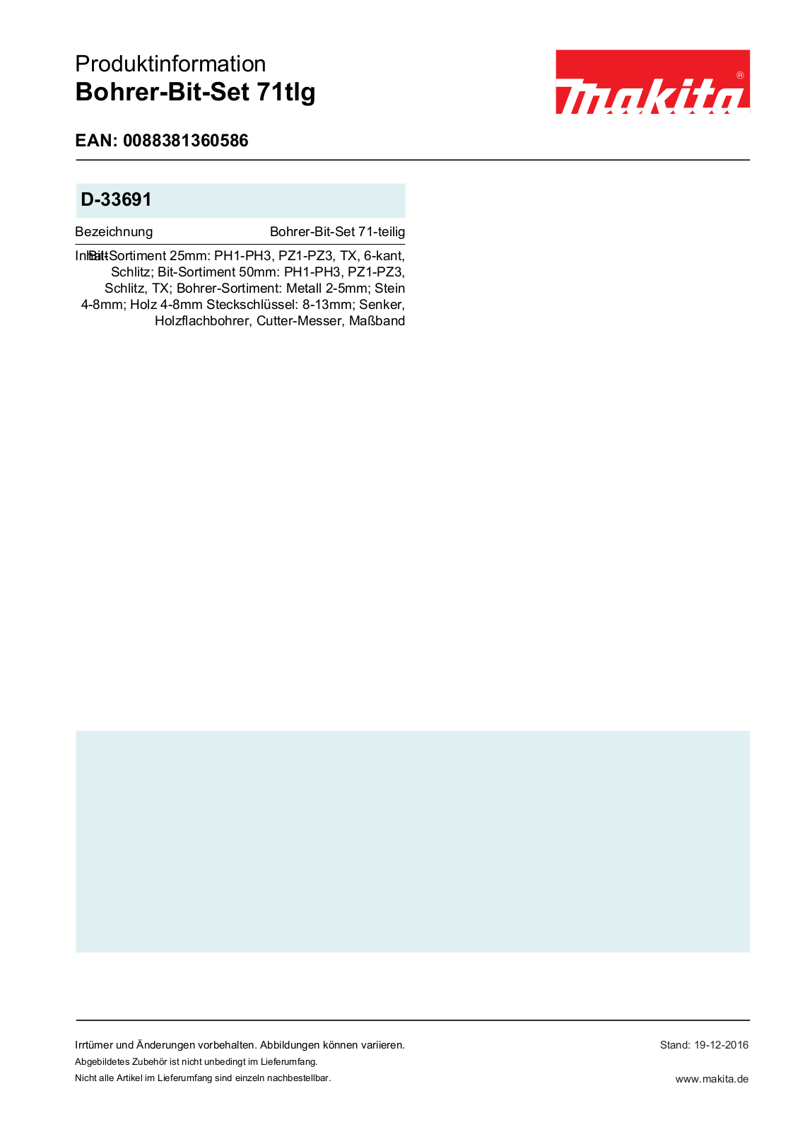 Makita D-33691 Service Manual