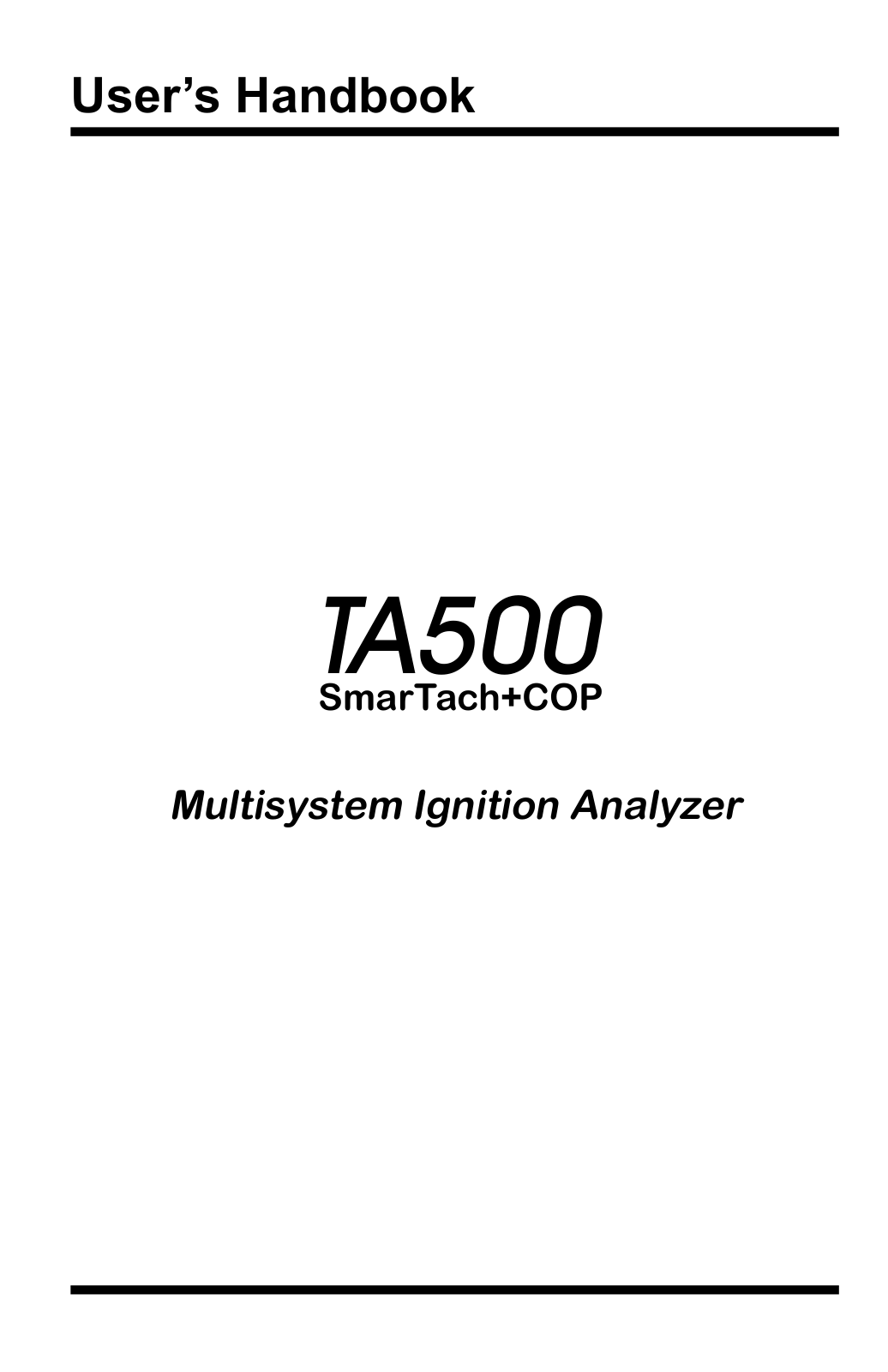 General Technologies TA500 User Manual