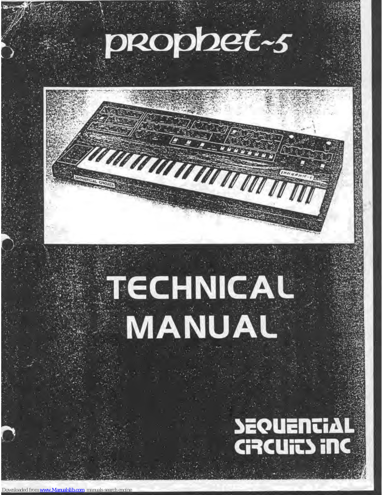 Sequential Prophet-5 1000 Technical Manual