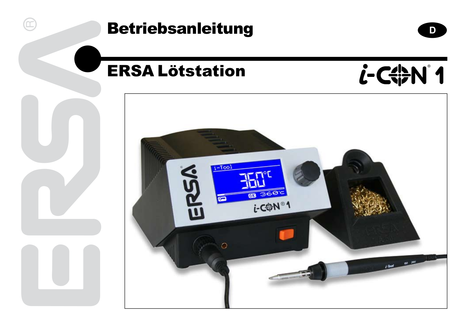 Ersa I-CON 1 User manual