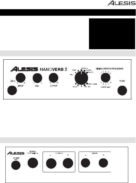 Alesis NANOVERB-2 User Manual