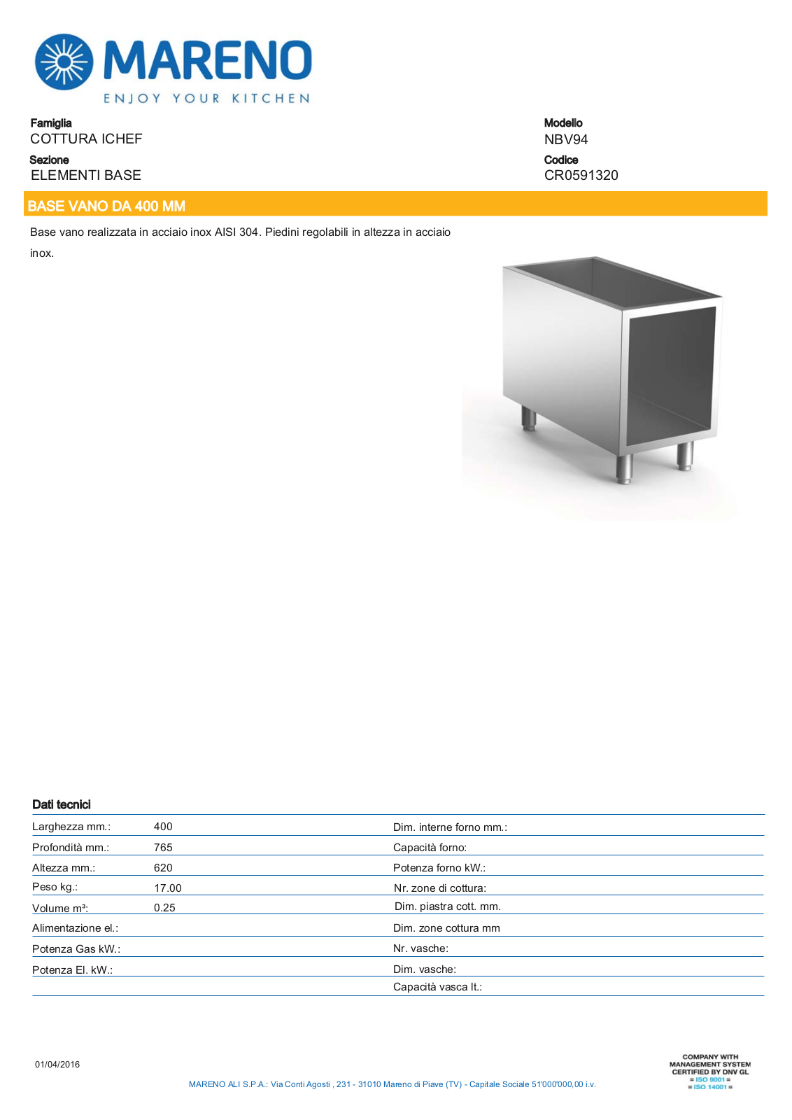 MARENO NBV94 User guide - ManualMachine.com