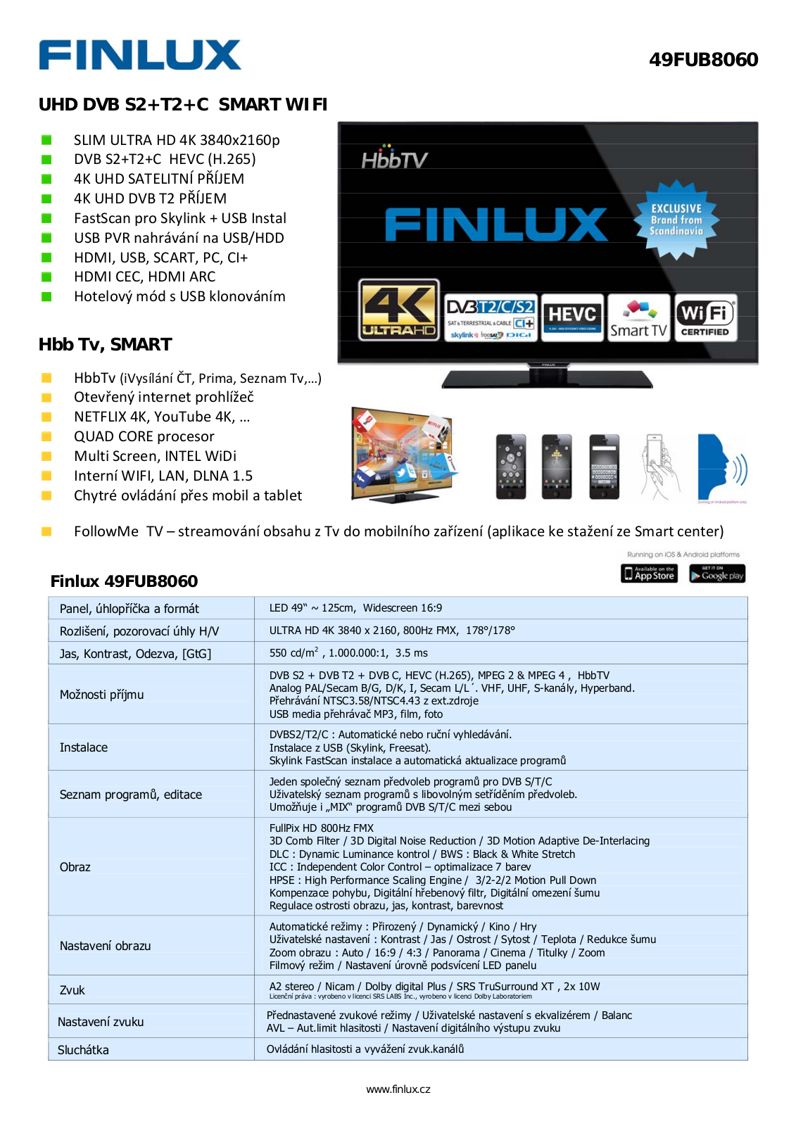 Finlux 49FUB8060 User Manual