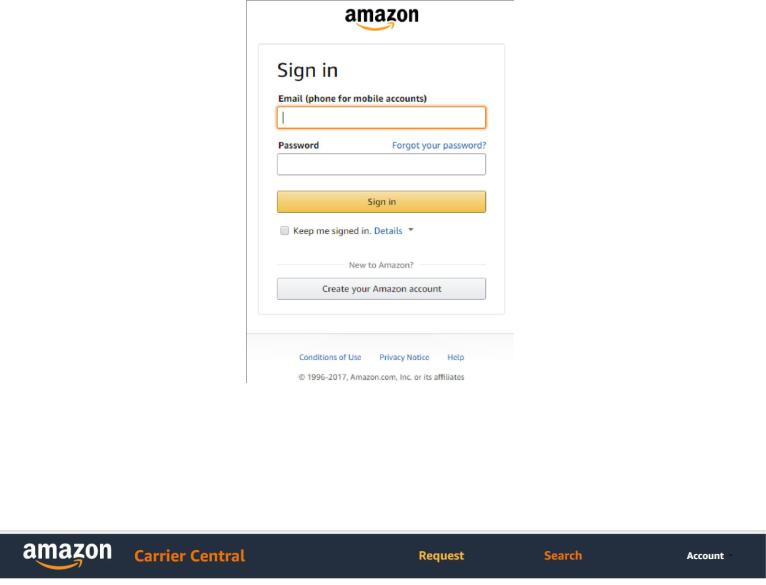 Amazon Carrier Central User Manual