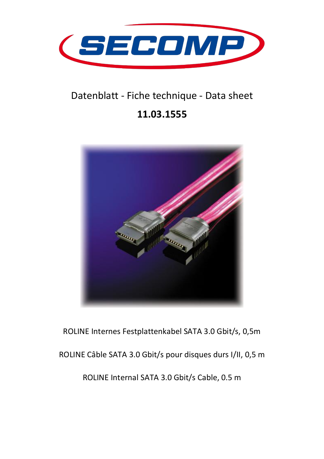 ROLINE 11031555 Datasheet - ManualMachine.com