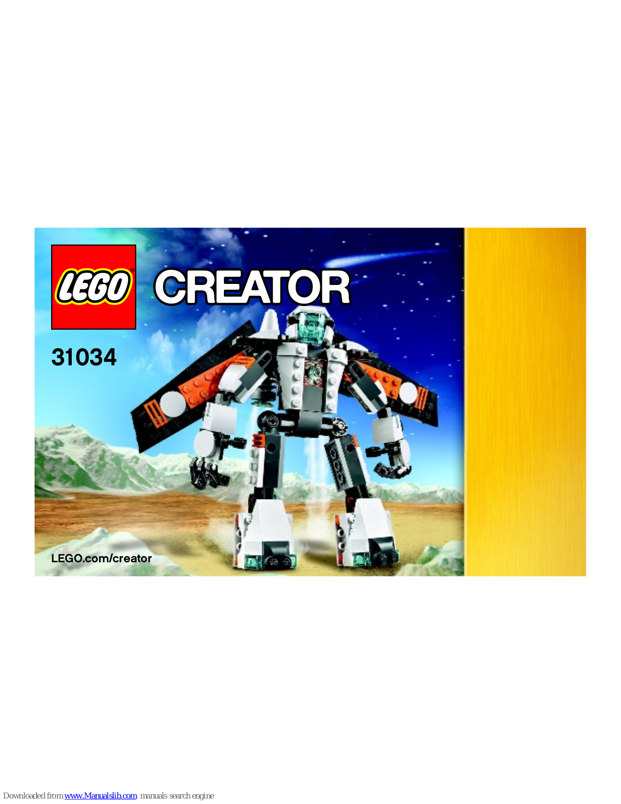 LEGO Creator 31034, 60051 CiTY, CITY 60068 Assembly Manual