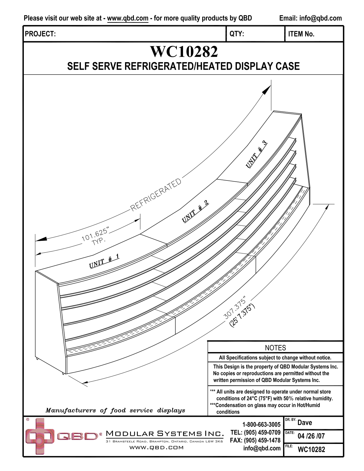 QBD WC10282 User Manual