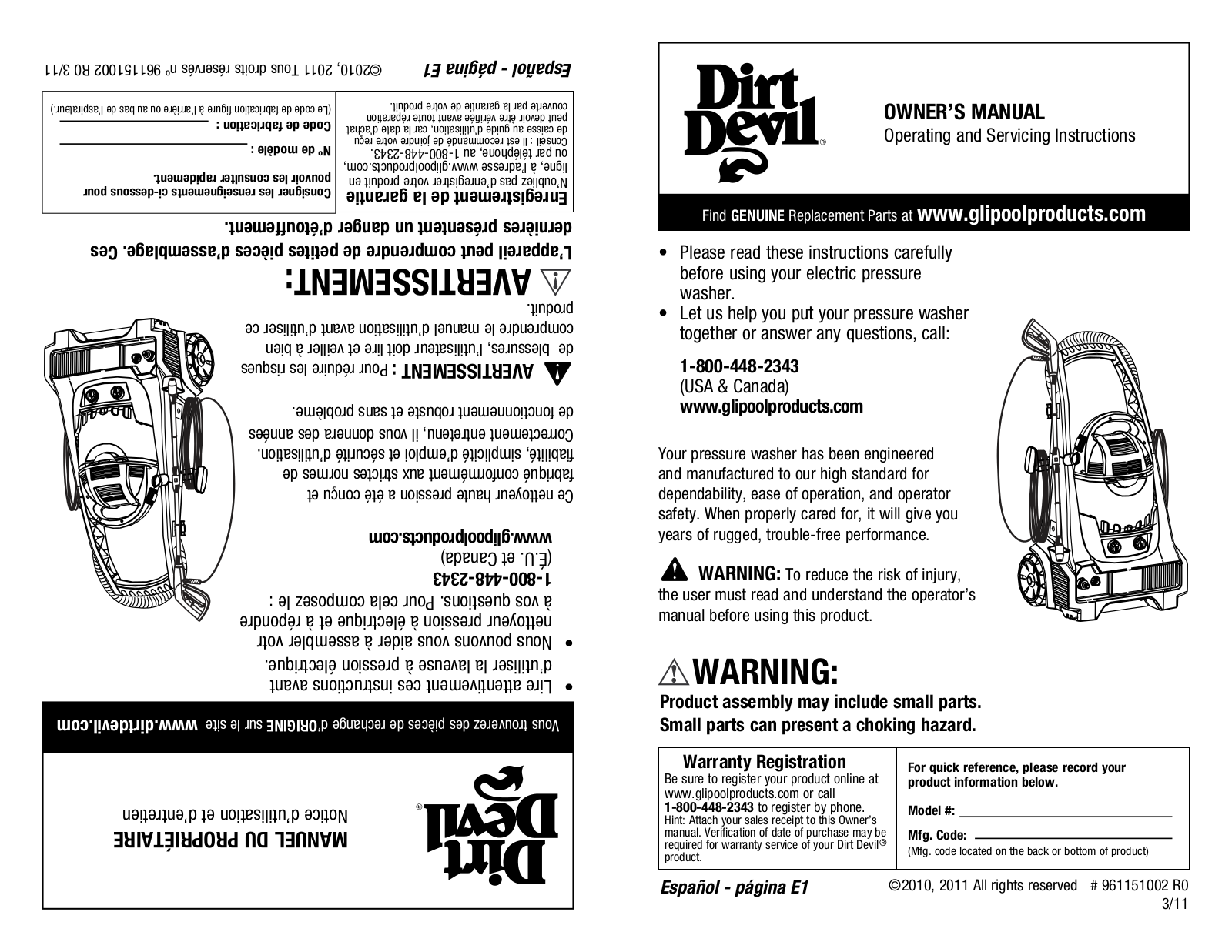 DIRTDEVIL ND40100BPC User Manual