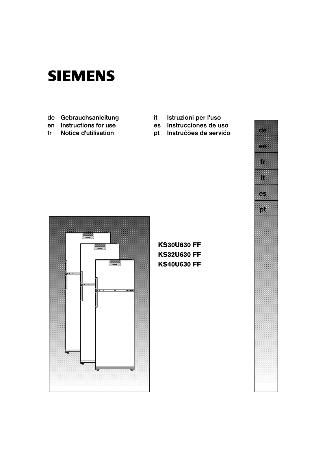 SIEMENS KS40U630 User Manual