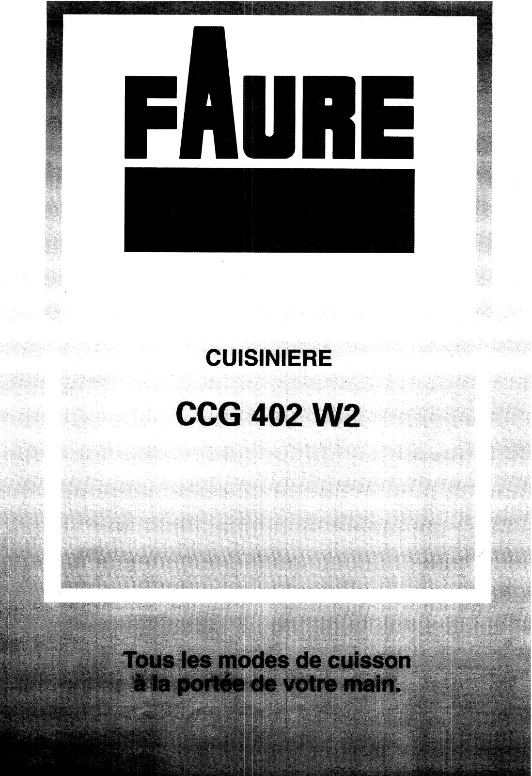 Faure CCG402W2 User Manual