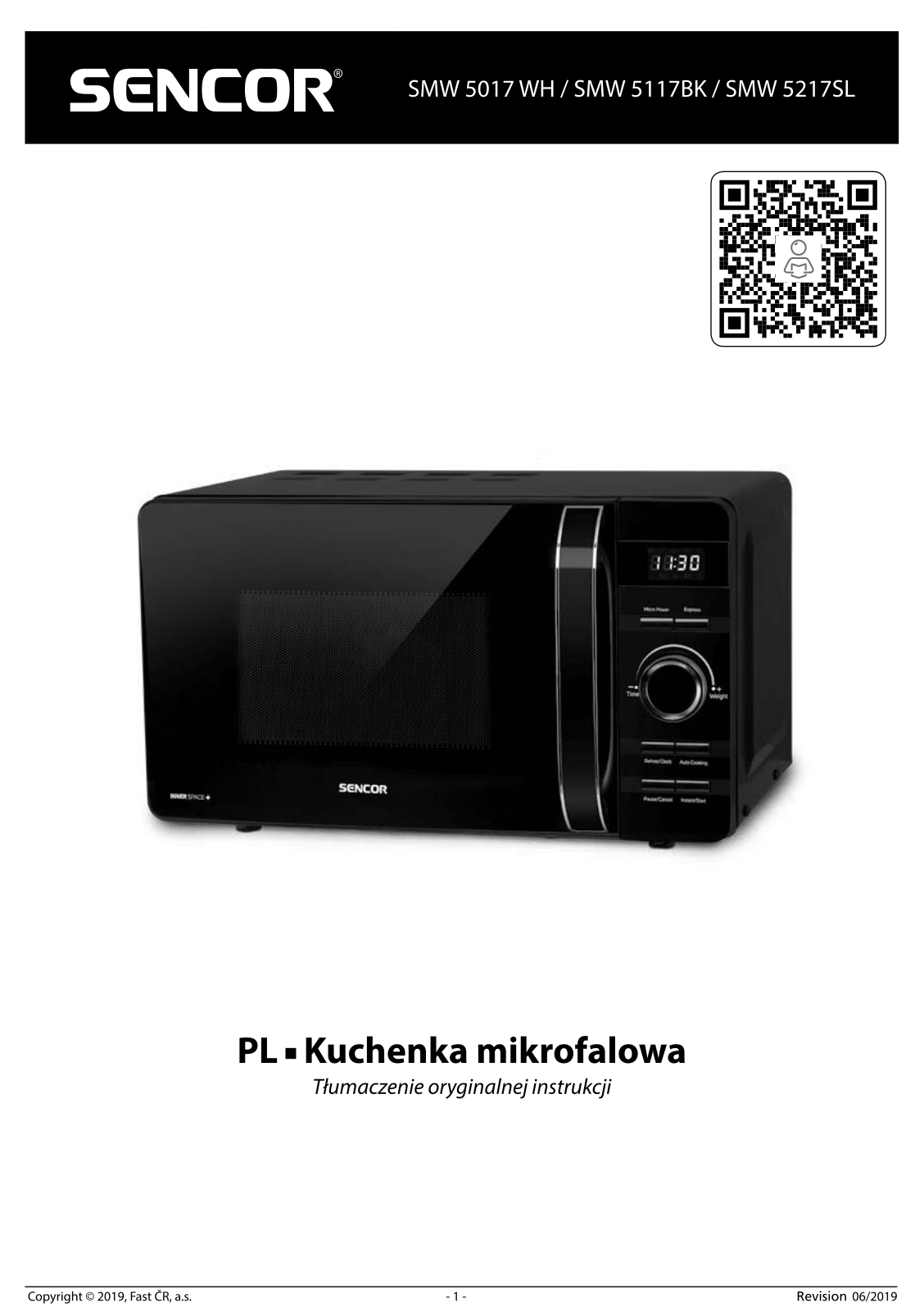 SENCOR SMW 5117BK User guide - ManualMachine.com