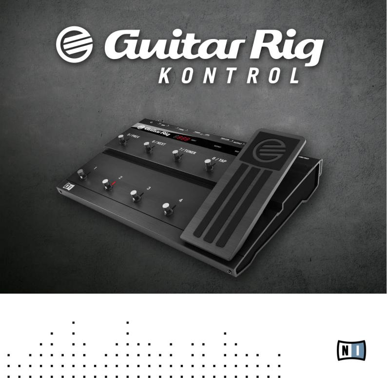 Native Instruments Guitar Rig 5 User Manual