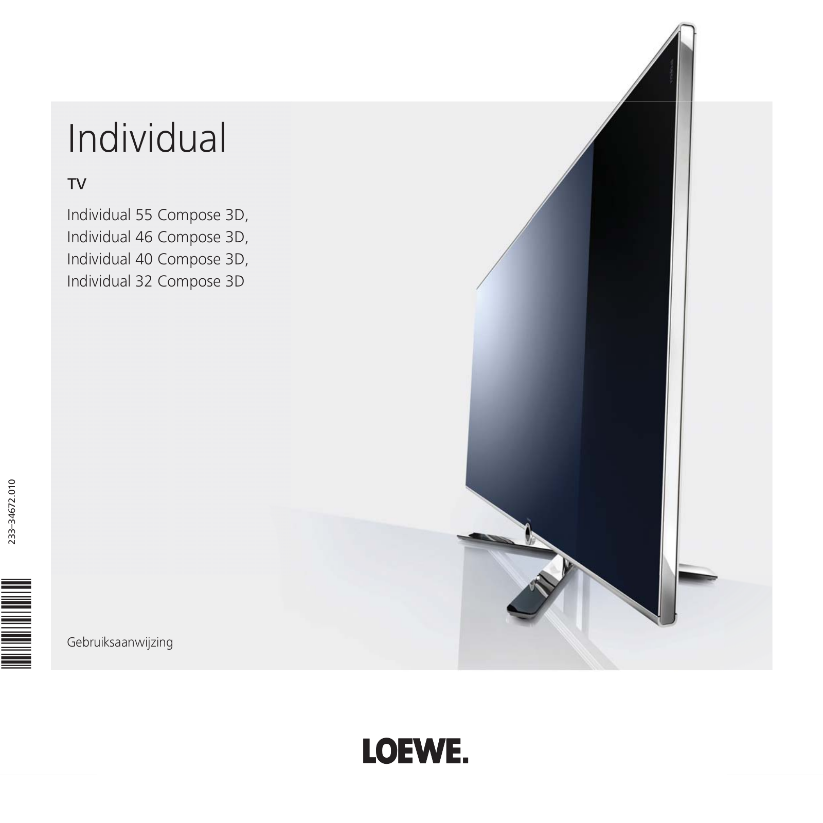 Loewe Individual 55 Compose 3D, Individual 46 Compose 3D, Individual 40 Compose 3D, Individual 32 Compose 3D Operating Instruction