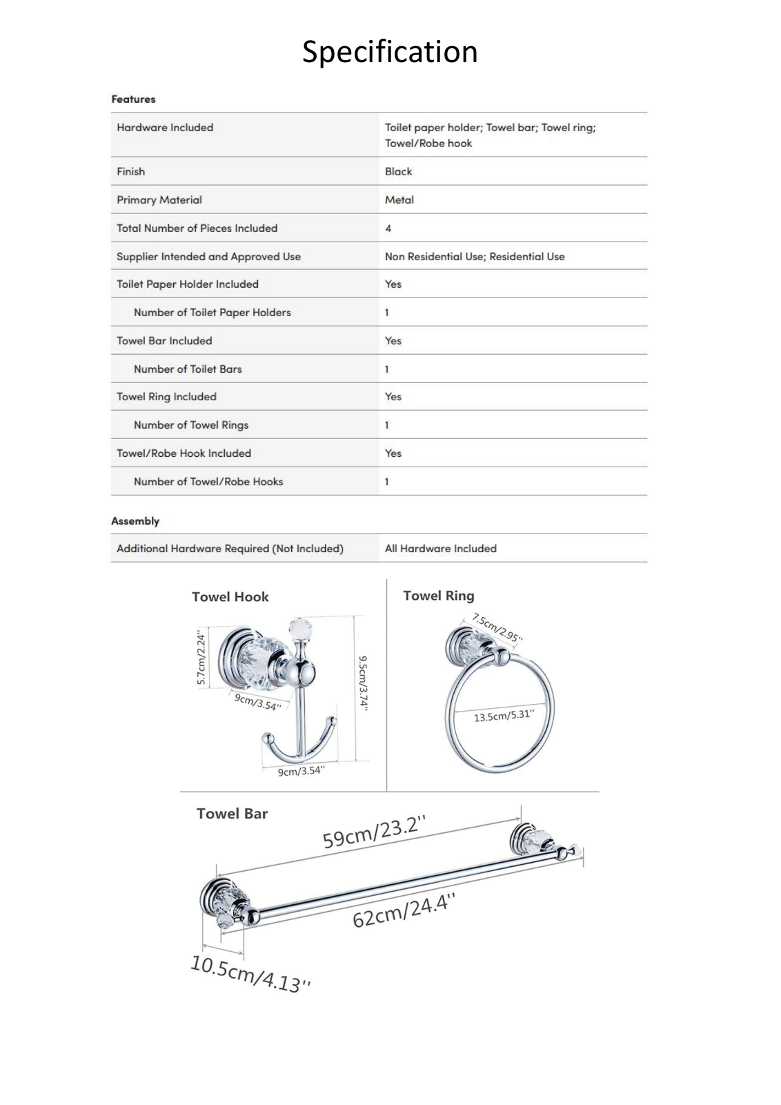 Tacoday TCOD1205 Specifications - ManualMachine.com