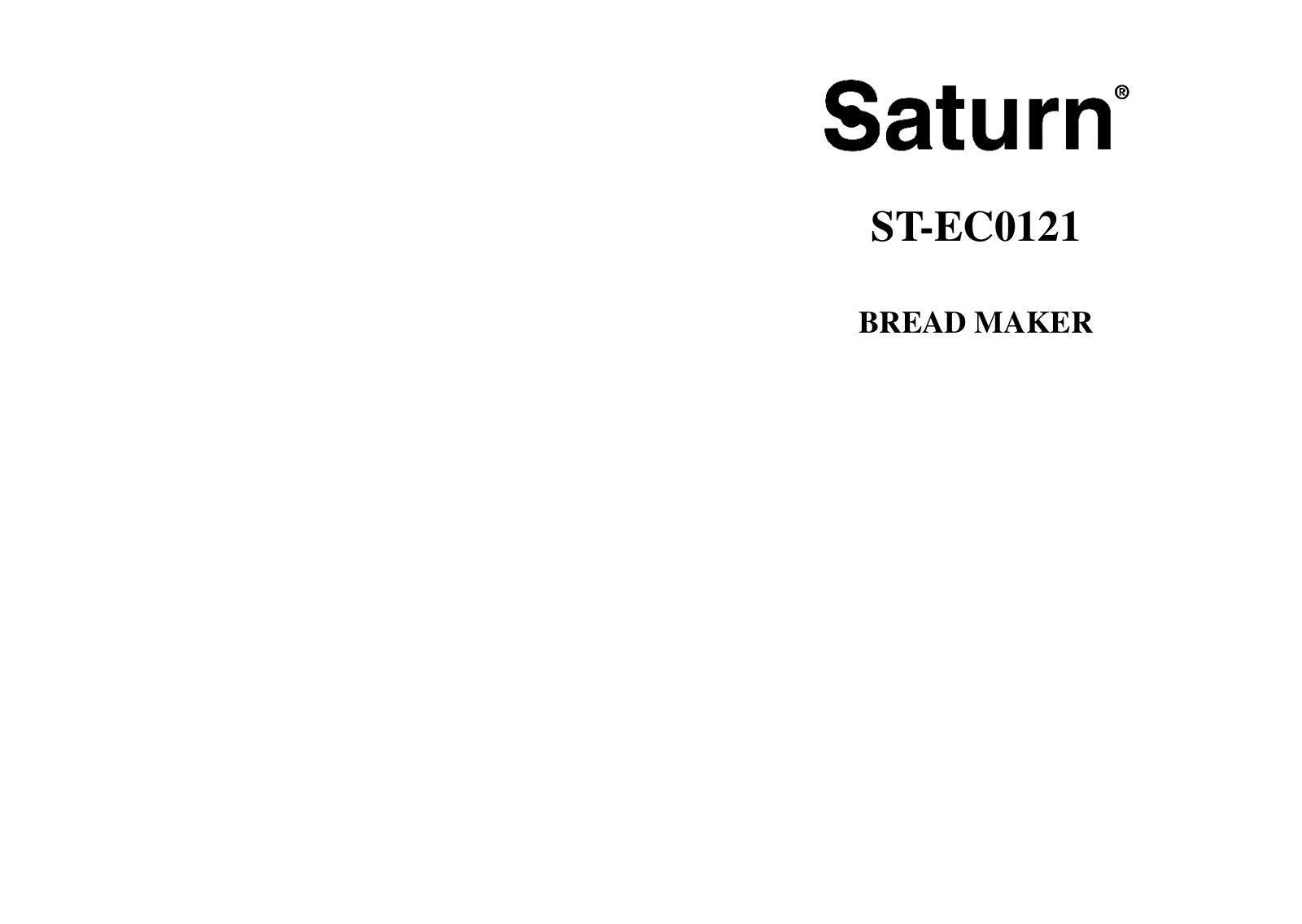 Saturn ST EC0121 User Manual