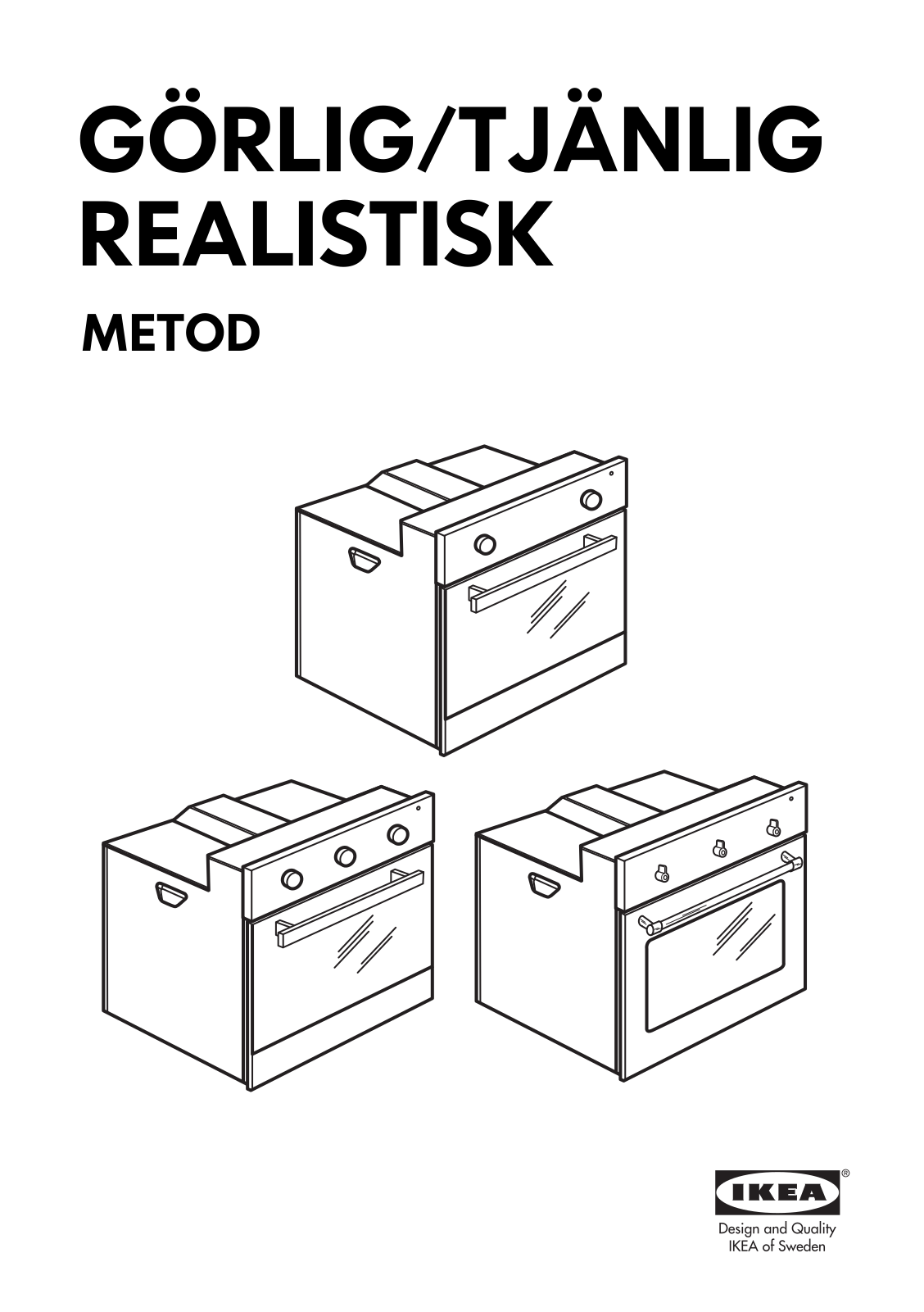 IKEA OV T005 S Installation Instructions