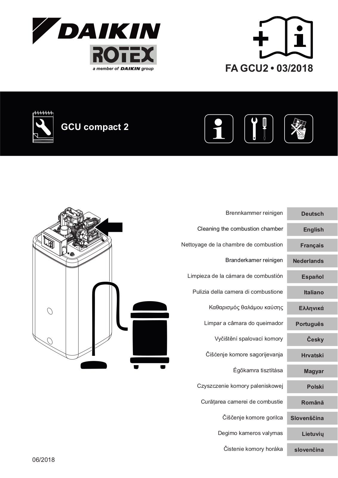 Daikin GCU compact 2 Operation manuals