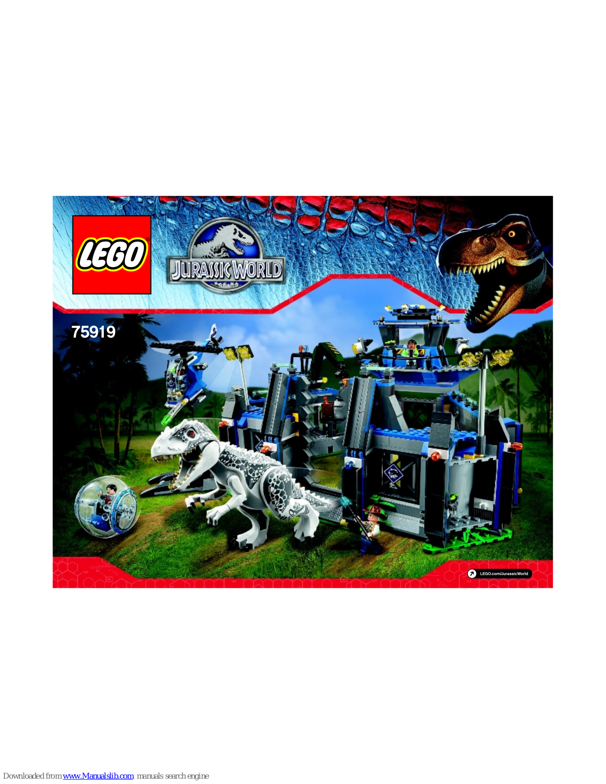 LEGO Jurassic World 75919, the simpsons 71016, marvel super heroes 76042, ninjago 70738 Assembly Manual