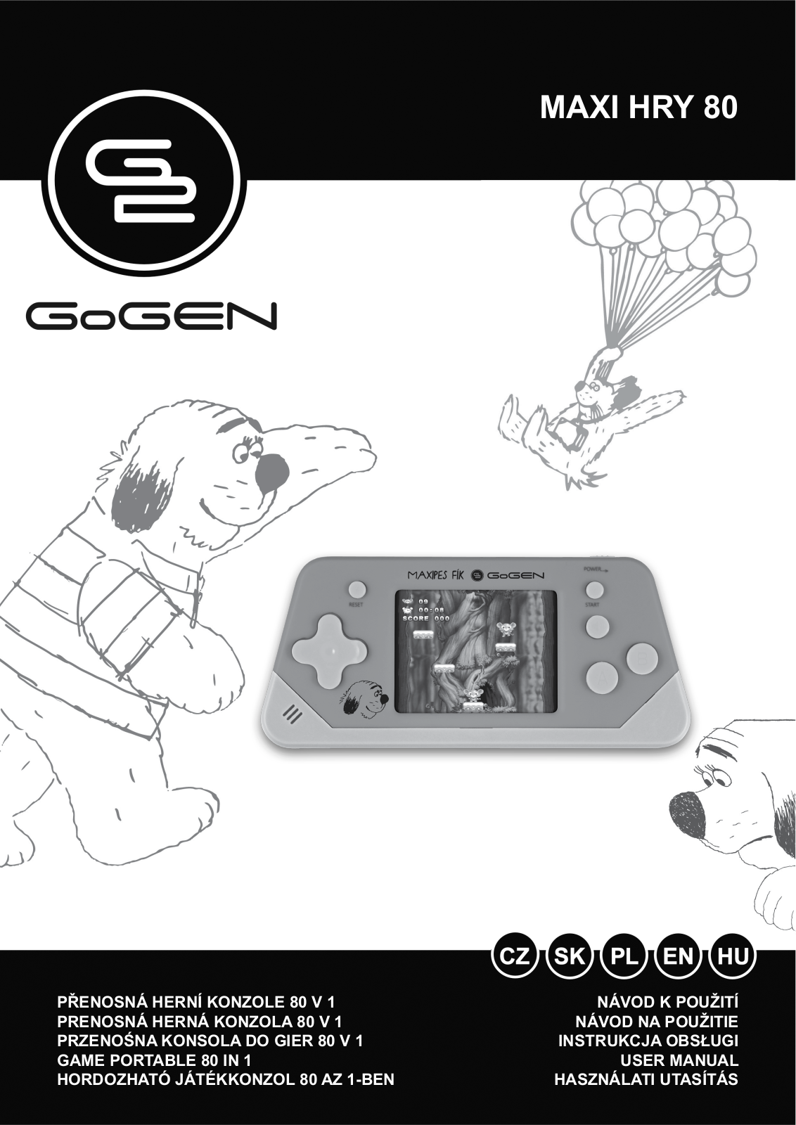 GoGEN MAXIHRY 80 G, MAXIHRY 80 O, MAXIHRY 80 P User Manual