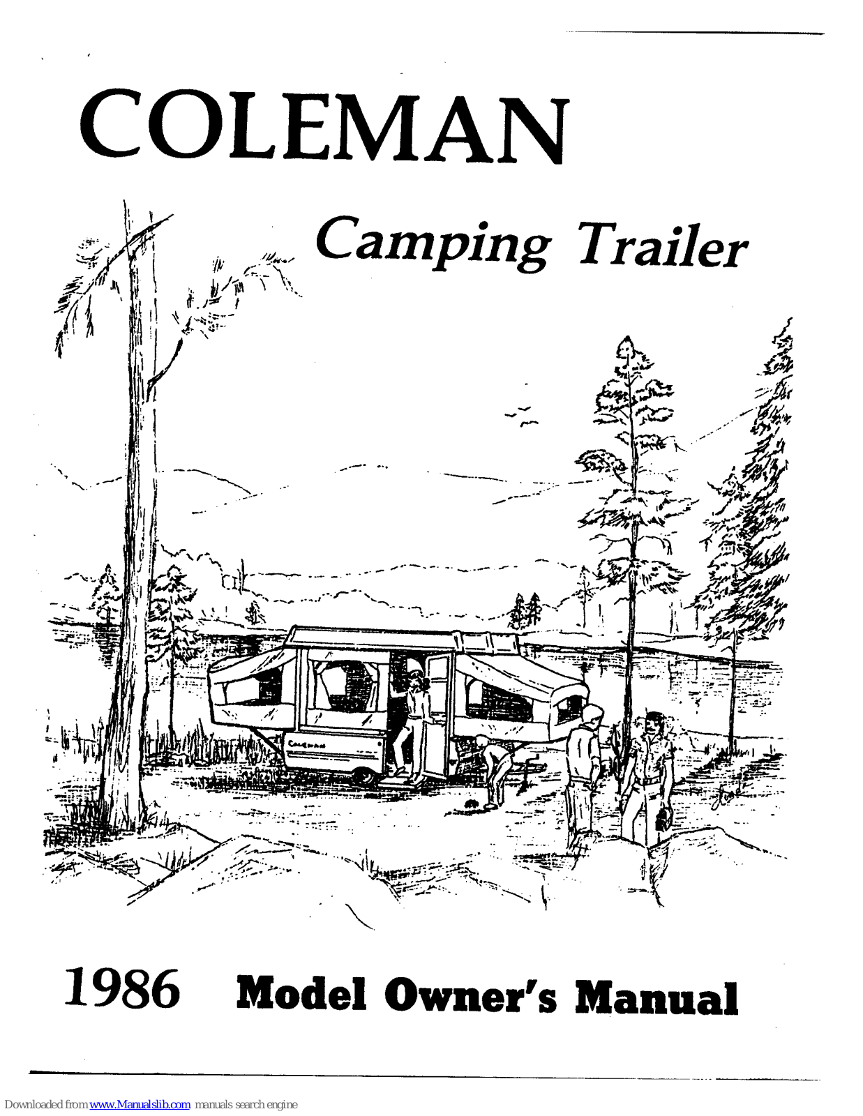 Coleman 1986 Owner's Manual