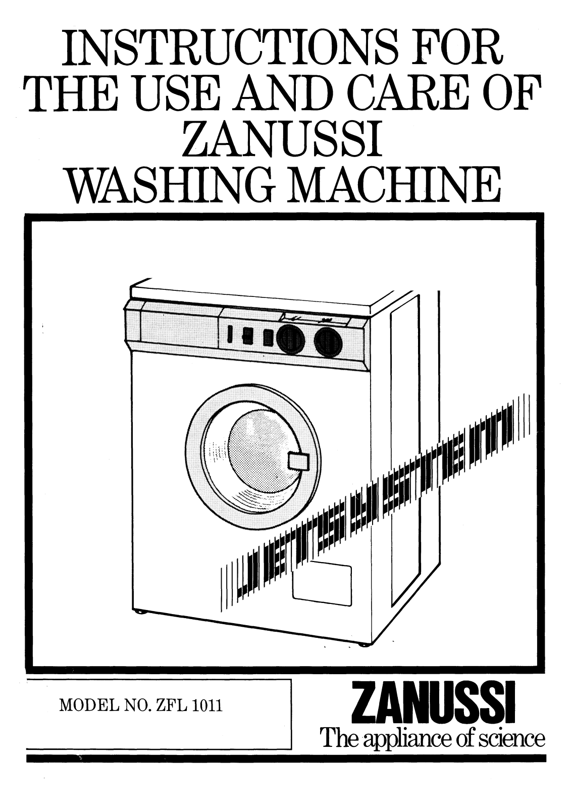 Zanussi ZFL1011 User Manual