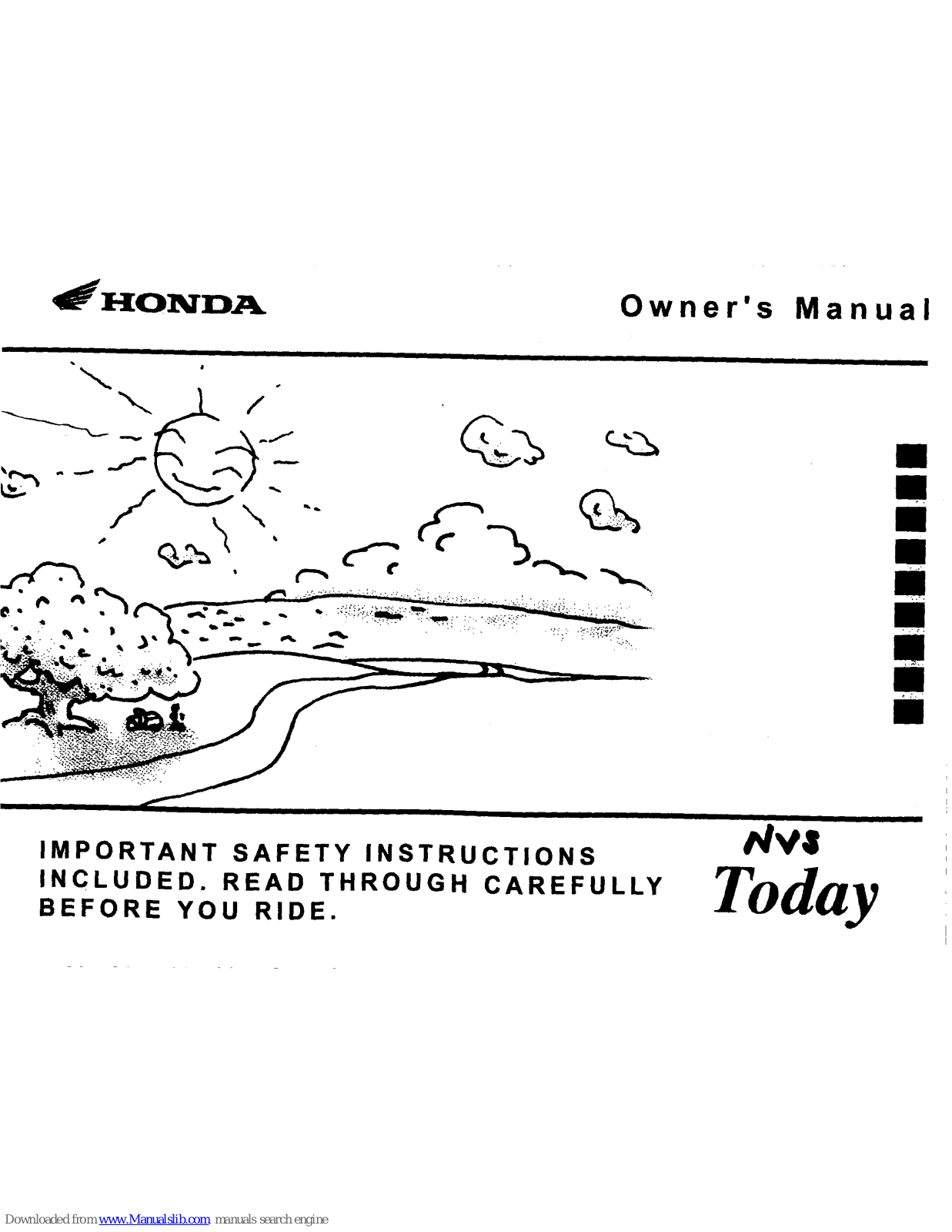 Honda ba-af61 Owner's Manual