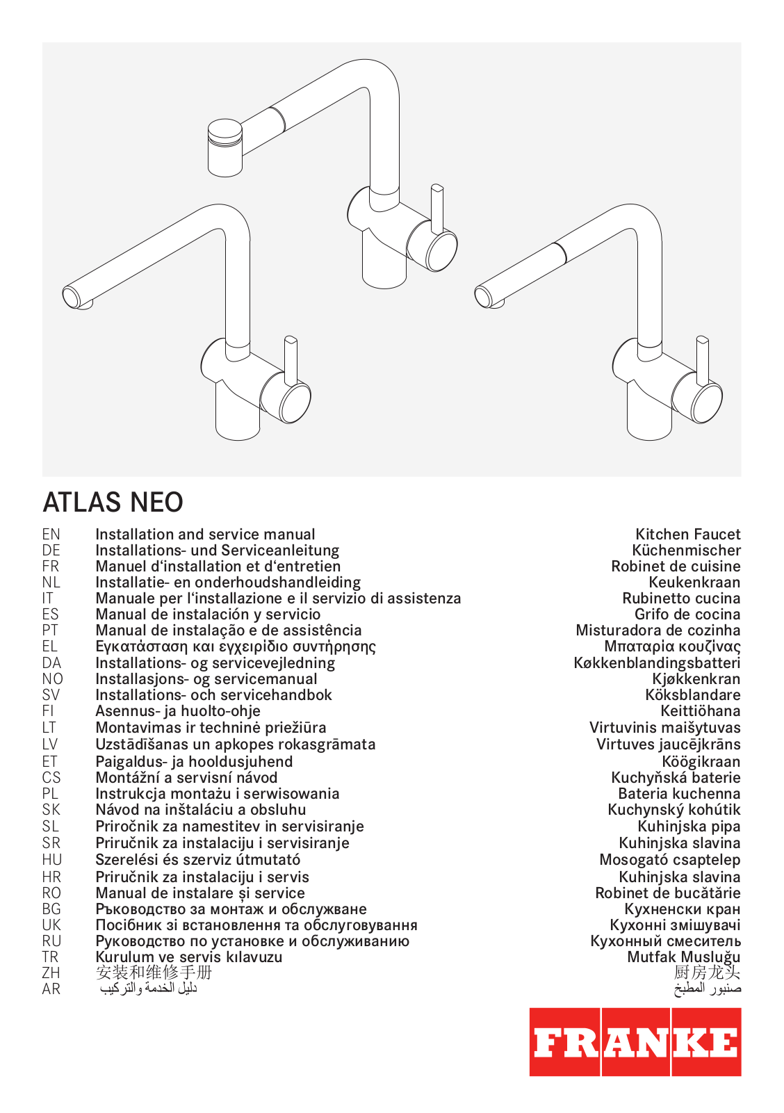 Franke 115.0521.438 Service Manual